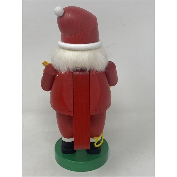 Richard Glasser Erzgebirgische Germany Wood Nutcracker Santa With Bear 8” - Picture 2 of 8